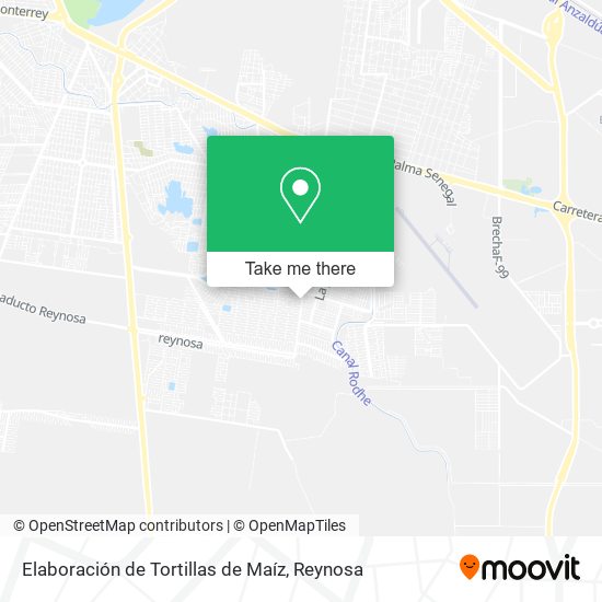 Mapa de Elaboración de Tortillas de Maíz