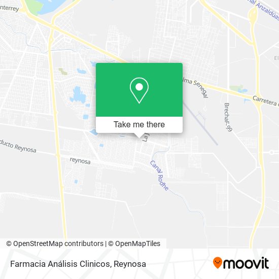 Farmacia Análisis Clinicos map