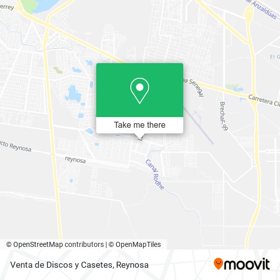 Venta de Discos y Casetes map