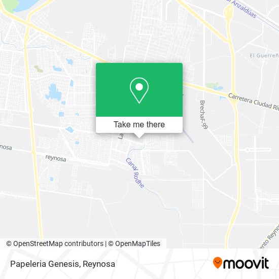 Mapa de Papeleria Genesis