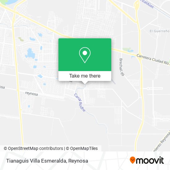 Tianaguis Villa Esmeralda map