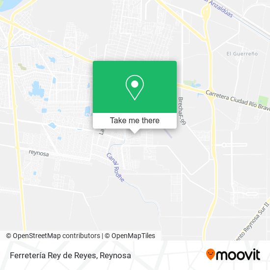 Mapa de Ferretería Rey de Reyes