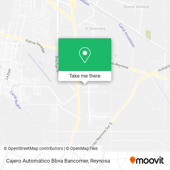 Cajero Automático Bbva Bancomer map