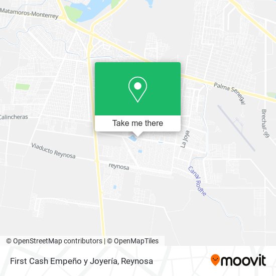 First Cash Empeño y Joyería map