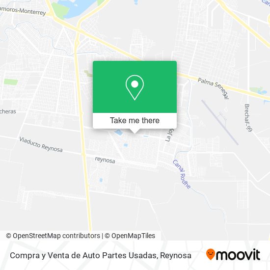 Mapa de Compra y Venta de Auto Partes Usadas