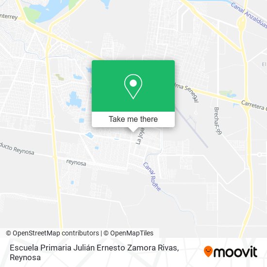 Escuela Primaria Julián Ernesto Zamora Rivas map