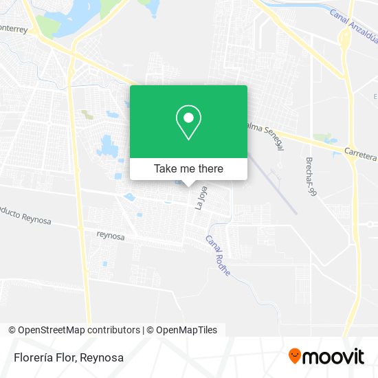 Mapa de Florería Flor