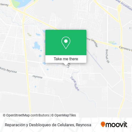 Mapa de Reparación y Desbloqueo de Celulares