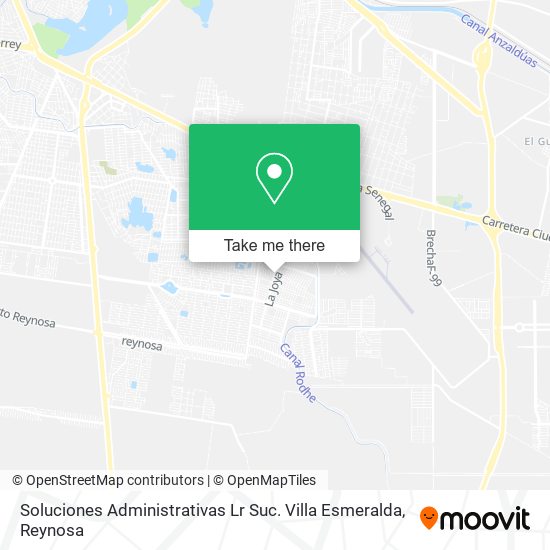 Soluciones Administrativas Lr Suc. Villa Esmeralda map