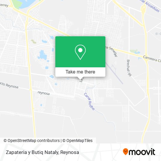 Zapateria y Butiq Nataly map