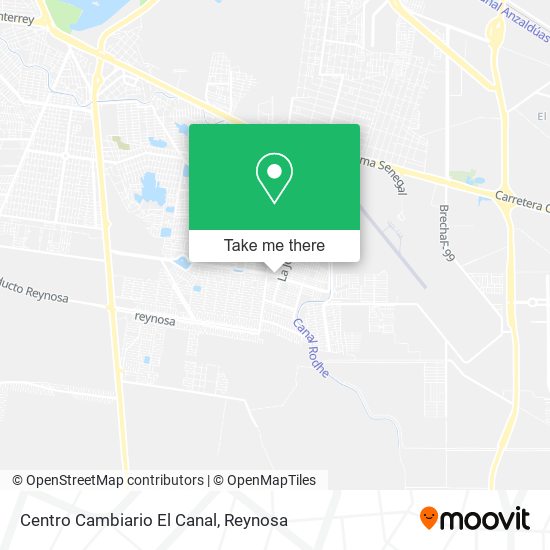 Centro Cambiario El Canal map