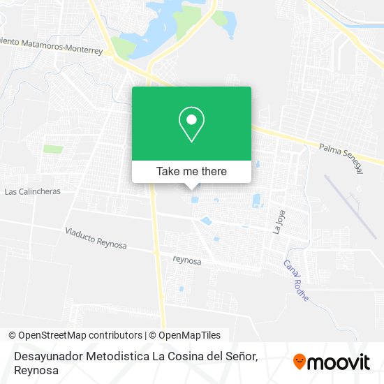 Mapa de Desayunador Metodistica La Cosina del Señor