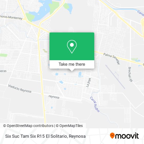 Mapa de Six Suc Tam Six R15 El Solitario