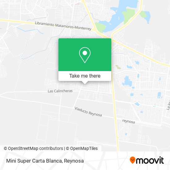 Mapa de Mini Super Carta Blanca