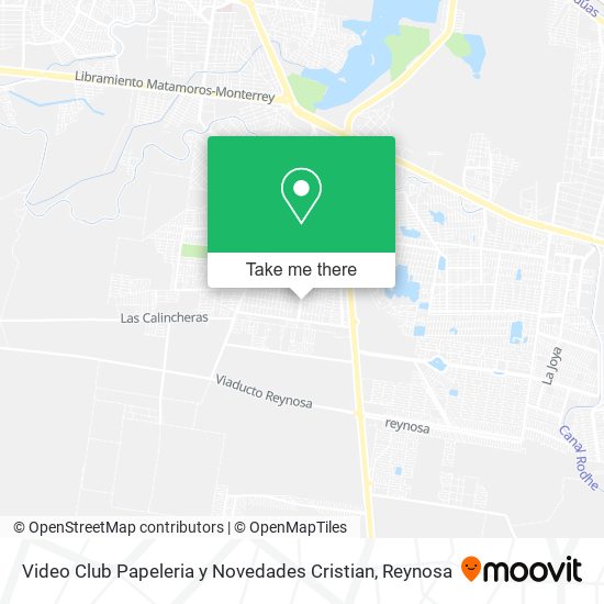 Mapa de Video Club Papeleria y Novedades Cristian