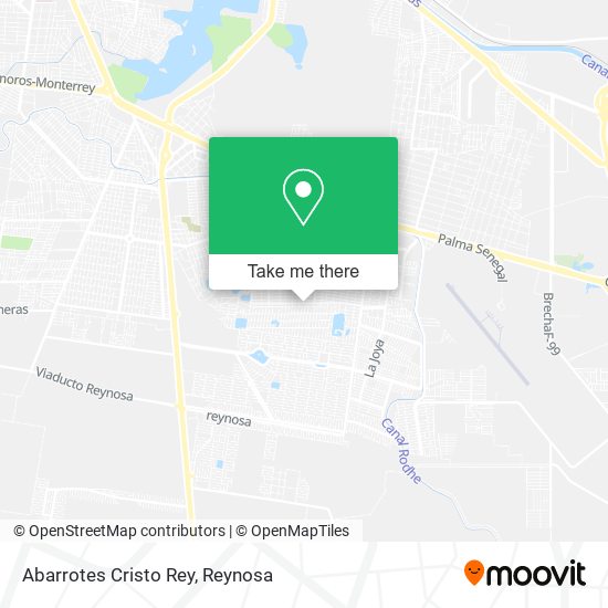 Abarrotes Cristo Rey map