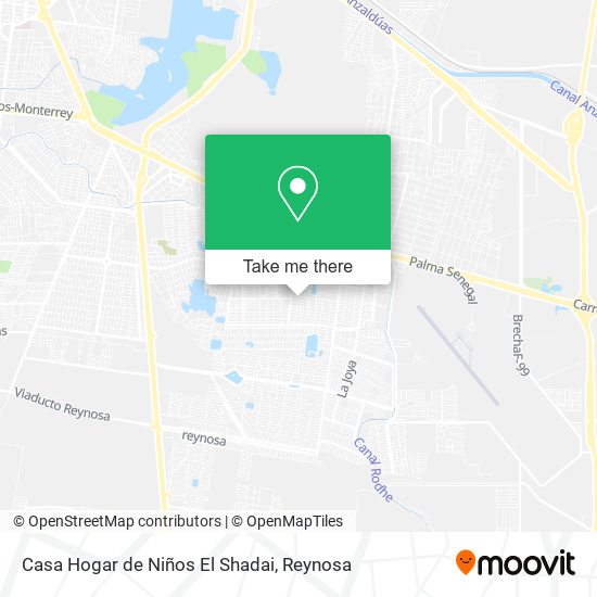 Casa Hogar de Niños El Shadai map