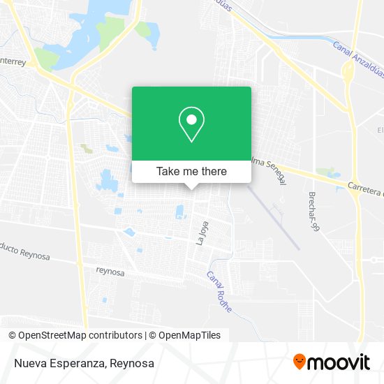 Mapa de Nueva Esperanza