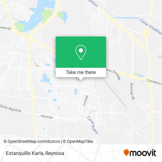 Mapa de Estanquillo Karla