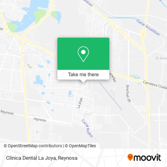 Clínica Dental La Joya map