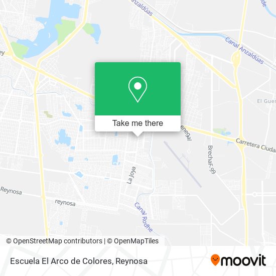 Escuela El Arco de Colores map