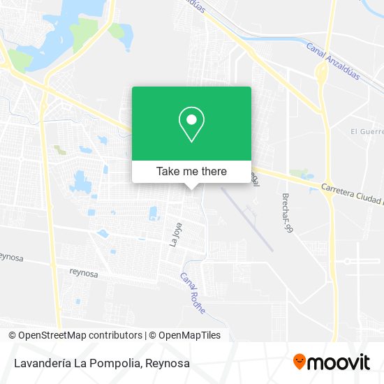 Mapa de Lavandería La Pompolia