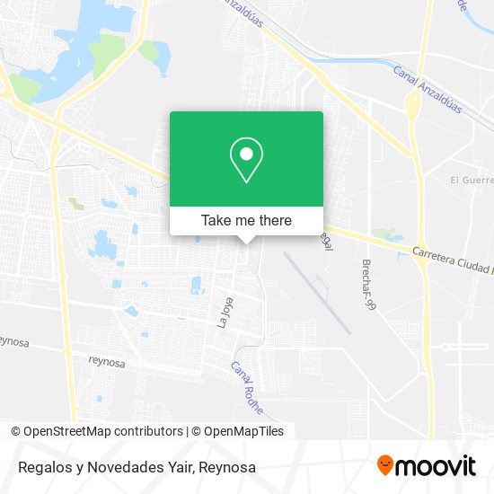 Mapa de Regalos y Novedades Yair