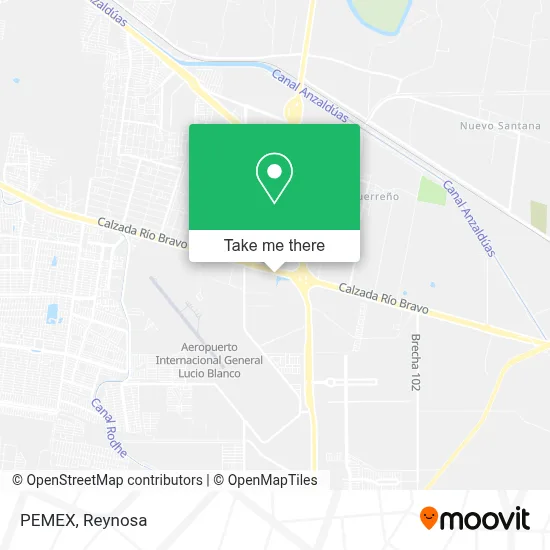 PEMEX map