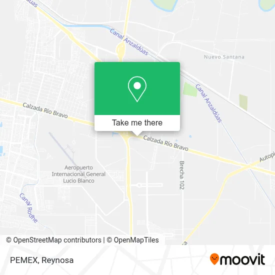 PEMEX map