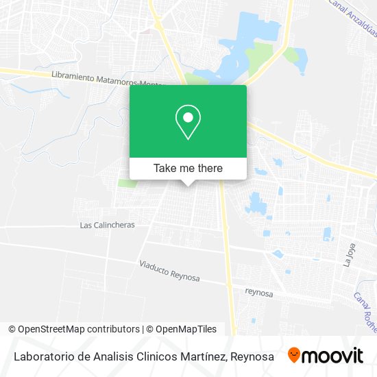 Laboratorio de Analisis Clinicos Martínez map
