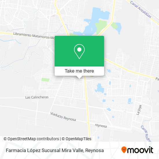 Mapa de Farmacia López Sucursal Mira Valle