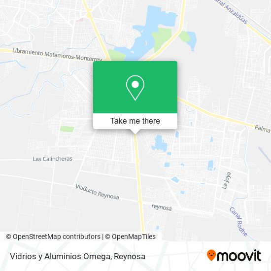 Vidrios y Aluminios Omega map