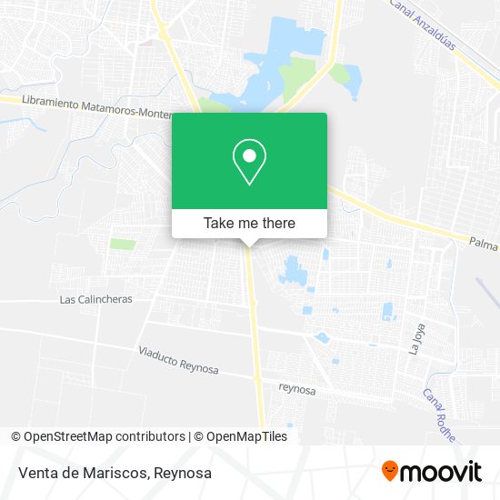 Venta de Mariscos map