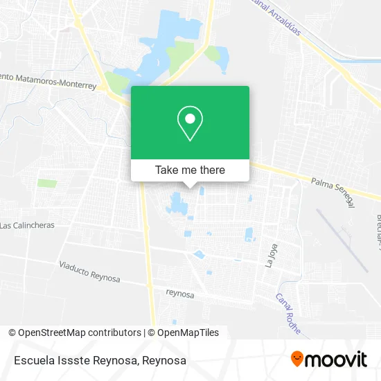 Escuela Issste Reynosa map