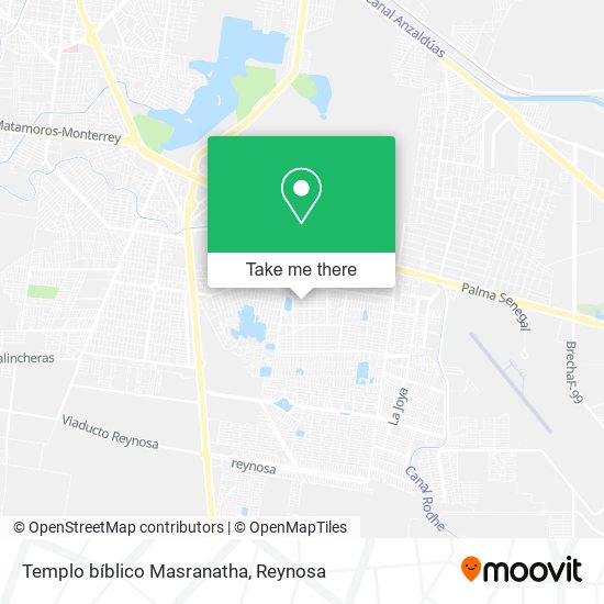 Templo bíblico Masranatha map