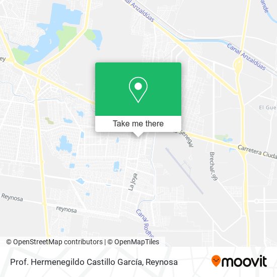 Mapa de Prof. Hermenegildo Castillo García