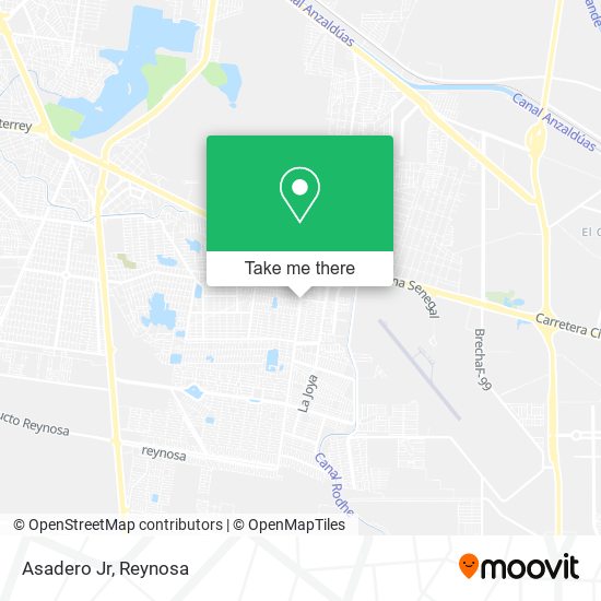 Mapa de Asadero Jr