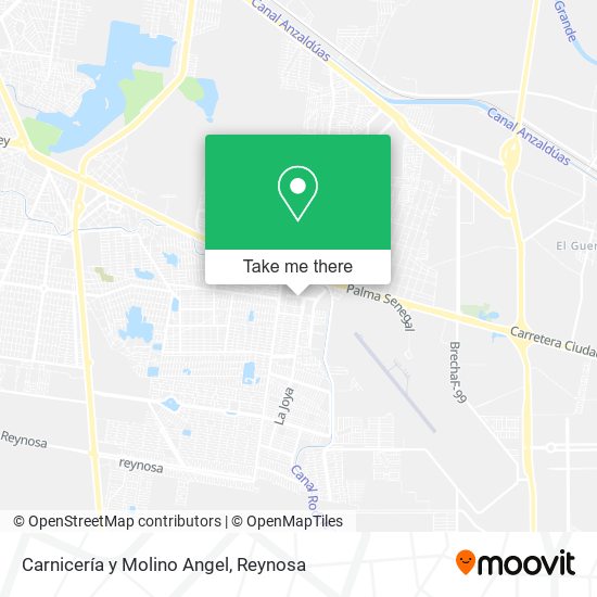 Mapa de Carnicería y Molino Angel