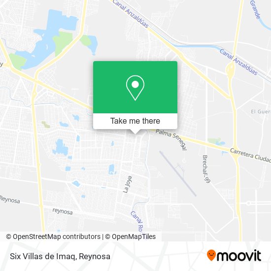 Mapa de Six Villas de Imaq