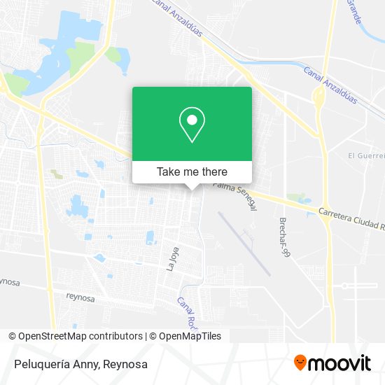 Mapa de Peluquería Anny