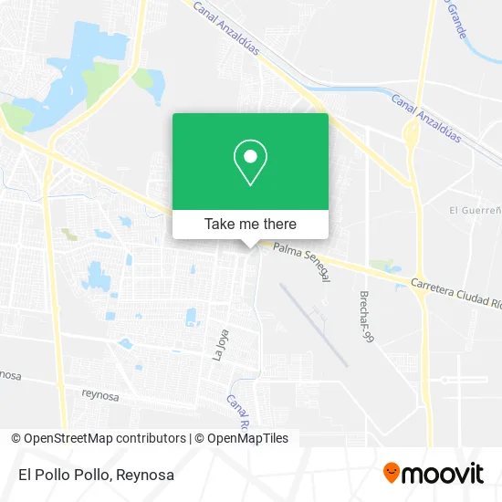 El Pollo Pollo map
