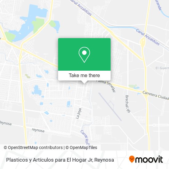 Mapa de Plasticos y Artículos para El Hogar Jr