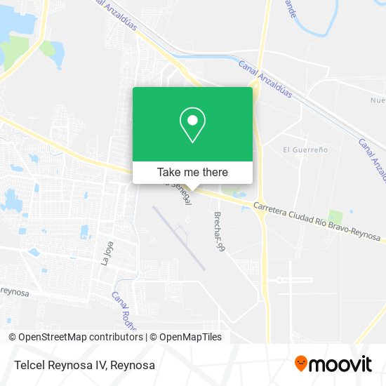 Telcel Reynosa IV map