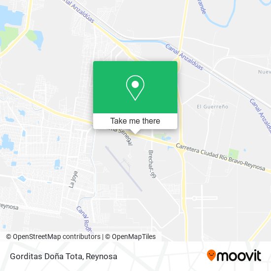 Gorditas Doña Tota map