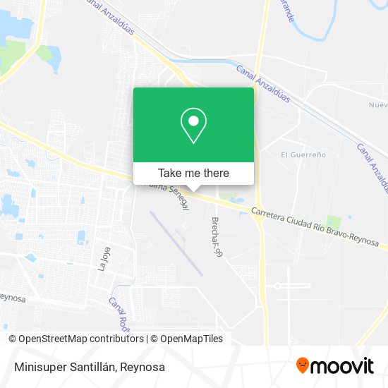 Minisuper Santillán map