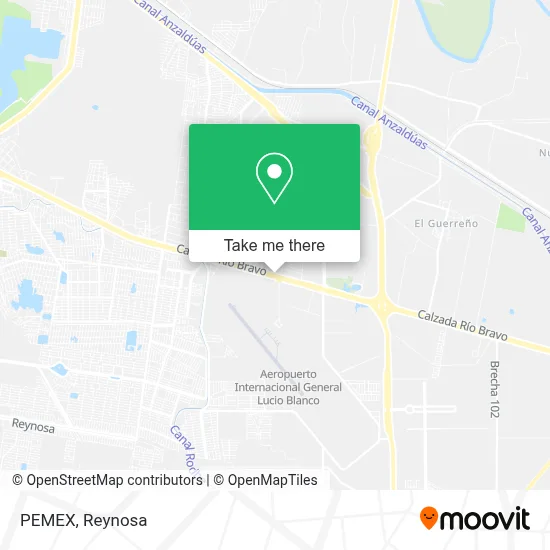 PEMEX map