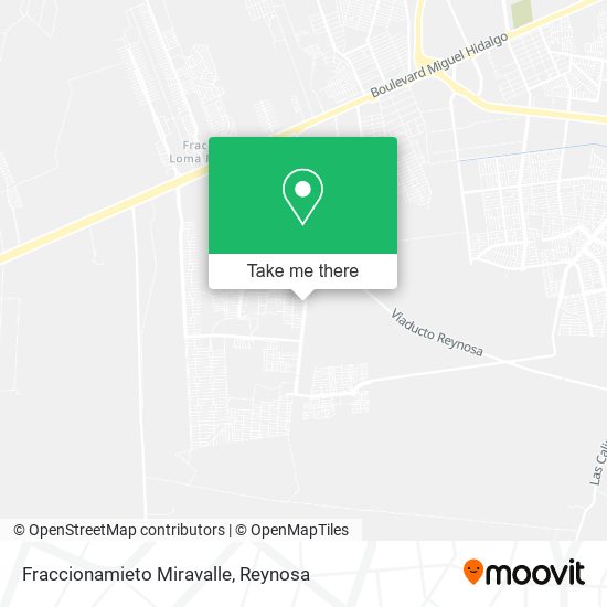 Mapa de Fraccionamieto Miravalle