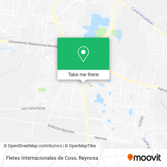 Mapa de Fletes Internacionales de Coss