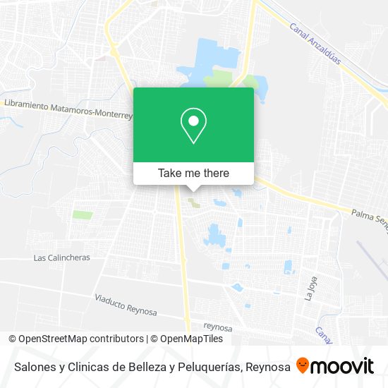 Mapa de Salones y Clinicas de Belleza y Peluquerías