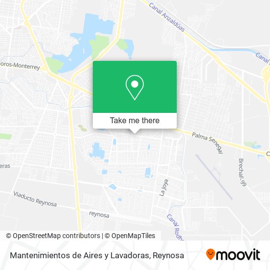 Mapa de Mantenimientos de Aires y Lavadoras